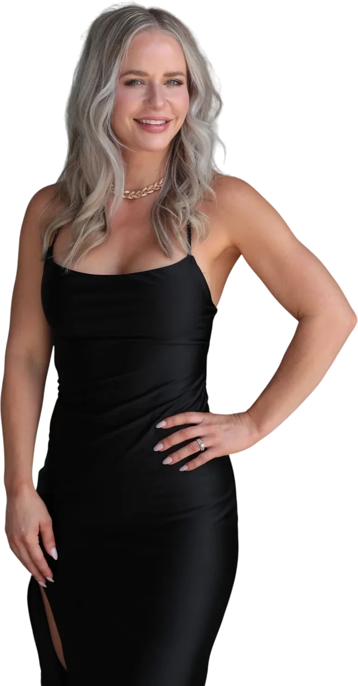 Smiling client portrait